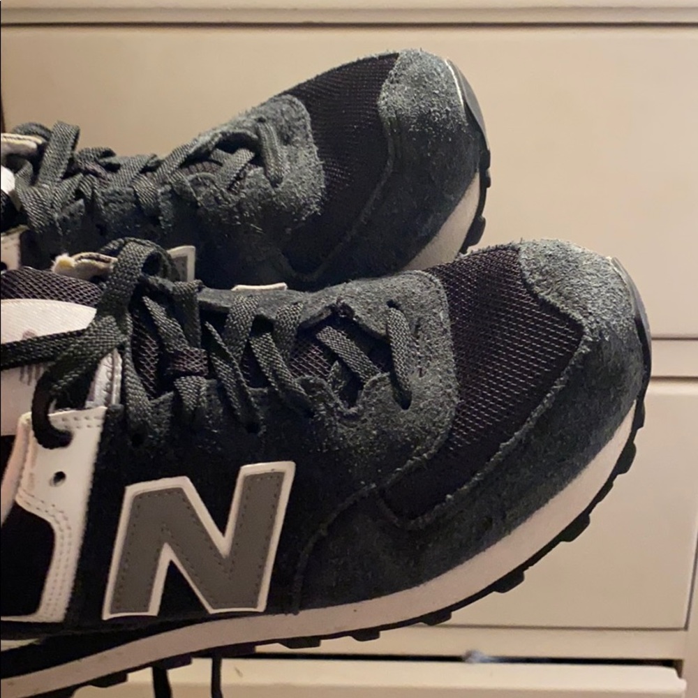 Blue Suede New Balance Sneaks